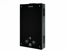 Колонка газовая Oasis Glass  20 KG Атмосферная (10л/мин) Природный газ (черная)