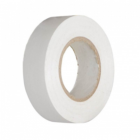 Изолента ПВХ белая ширина 15мм х 15м Ормис