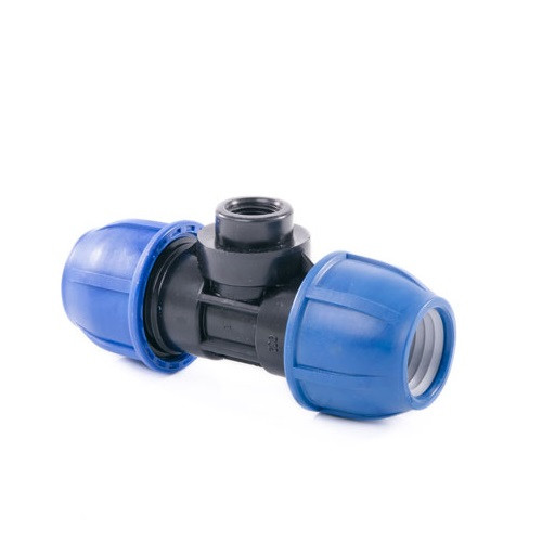 Тройник компрессионный ПНД РТП PN16 ВН 25-3/4