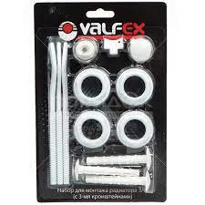 Комплект для монтажа радиаторов с 3-мя кронштейнами 3/4" VALFEX
