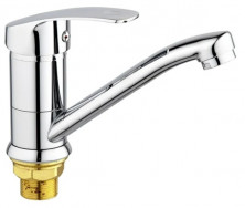 Смеситель для кухни с коротким поворотным изливом SL85-004FBS-15