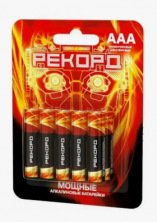 Батарейка LR03  ВP10 "РЕКОРД " мизинчиковые 10*ААА-блистер; 1 ШТ.