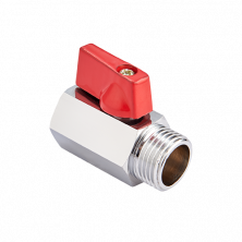Кран шаровый мини гайка штуцер 1/2" MVI (15/120)