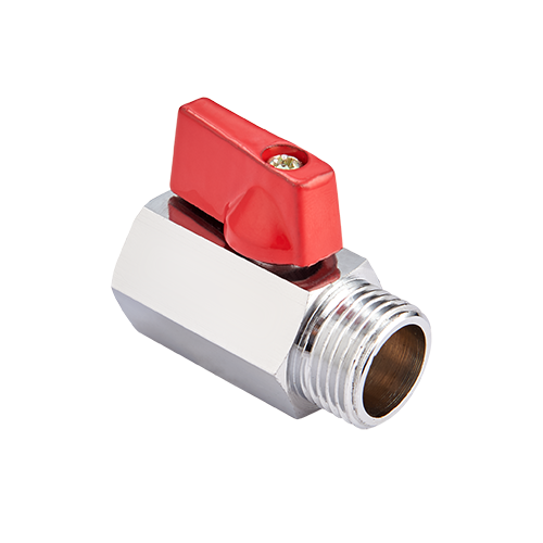 Кран шаровый мини гайка штуцер 1/2" MVI (15/120)