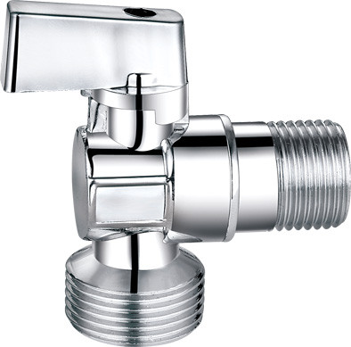 HLV Кран для с/т приборов 1/2" *3/4" Н/Н Бабочка угловой