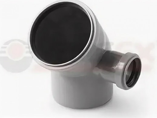 Отвод универсальный 110/50х45° лев. вн.канализ. (30) VALFEX