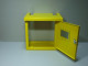 Ящик для газ. счетчика ШГСД-2.0 (200) СТГ Желтый БЕЗ ЗАДНЕЙ СТЕНКИ с дверью 310*355*220