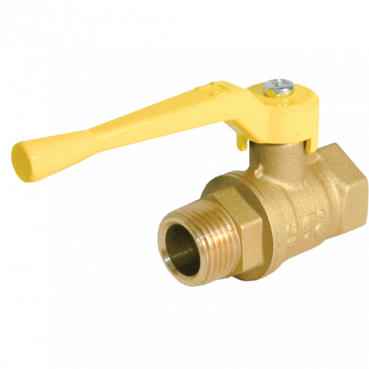 Кран газ.шар. ДУ-15 в/н рычаг