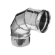 Колено угол 90° (430/0,8 мм) Ф115 {хром}