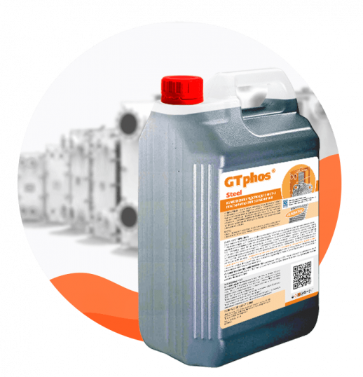 Средство для очистки водогрейного и теплообменного оборудования GT phos@Steel 10 кг