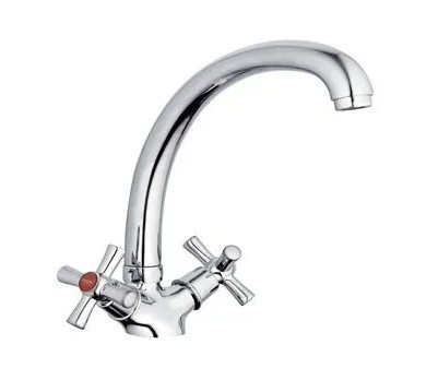 Cм-ль для кух. мойки с пов. изливом, кер. (1/2) 180°, шпилька TMC-A   (DMT4-C)