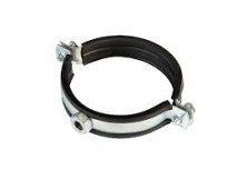 Хомут метал. с рез. упл. 2" (60-64) (шпилька М8 и дюбель) (80 шт)