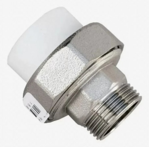 Американка  нар./рез RTP белая (32х1")