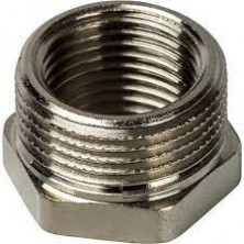 Футорка никелированная 1"X3/4" STOUT