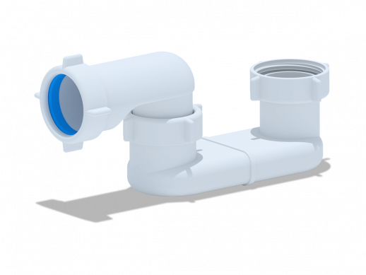 Сифон Ани для ванны плоский 1 1/2 E000