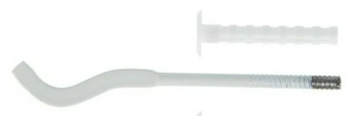 Кронштейн штырьевой плоский с дюбелем 9х220м (50 шт.кор.)