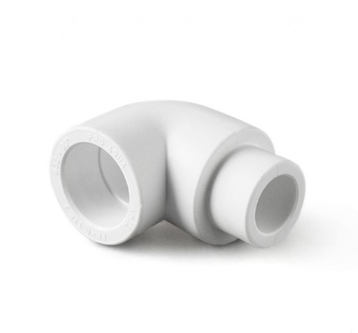 Угольник переходной 90* RTP вн/нар белый 20