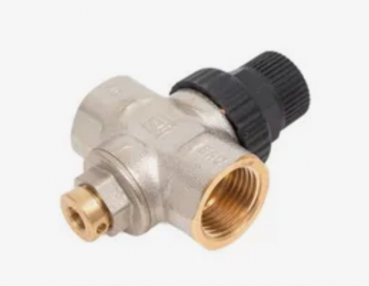STI   Квартирный регулятор давления воды 1/2" (никель)