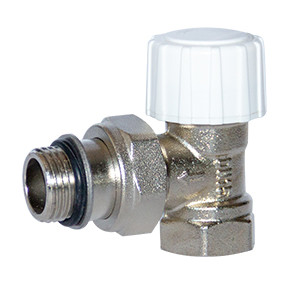 Клапан под термоголовку с самоуплот.кольцом TERMOFIX (верхний/угловой) 1/2