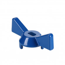Ручка VALTEC для крана 1/2" синяя (бабочка) (VT.220.B.0)