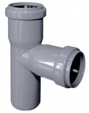 Тройник HTEA 50/50*45 гр. Ger для внутренней канализации, Ostendorf  (20/480)