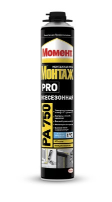 Пена пистолетная "Момент", Всесезонная Проф.,  750 мл 1934324