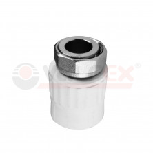 Муфта с накидной гайкой 25 х 3/4" (Valfex) СЕРАЯ