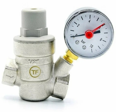 Редуктор давления мембранный "Thermofix" (с манометром) (3/4")