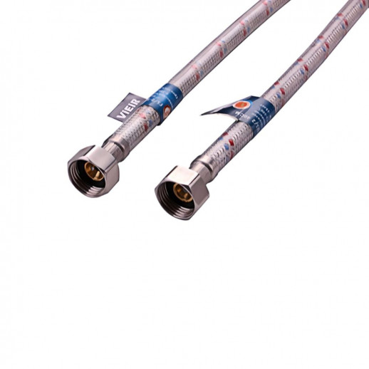 Гибкая подводка для воды 30см. в/в в силикон. оплетке "ViEiR"