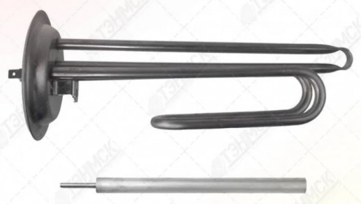 Комплект: ТЭН RF 1300W ИТАТЭН, нерж, 92мм, М6 клемы под разъем. L220мм