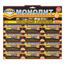 Суперклей МОНОЛИТ гель секундный  3г