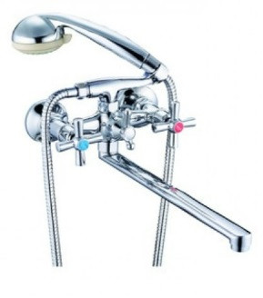 DFR-B  (DFR7-B)  см-ль для ванны с плоским пов. изл., кер. (1/2) 180°,шар. Переключение