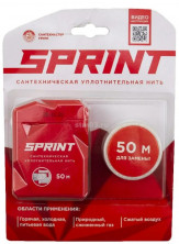 Нить уплотнительная Sprint 50м бокс + 50м катушка (вода, газ, сжатый воздух)