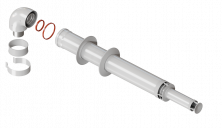 Комплект коаксиальный Ø60/100 мм АНТИЛЕД (кроме IMMERGAS 75/100стар) 750 мм KRATS