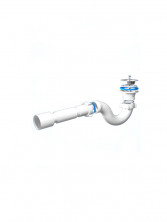 Сифон Ани для душ. поддона 1 1/2"*40 с гофрой 40х50 E115