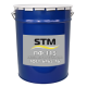 Эмаль  ПФ-115 черная 25кг STM