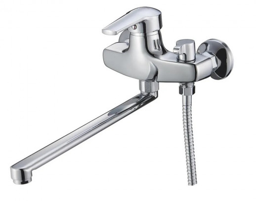 См-ль для ванной, кер. картридж 40, карт. пер. в корпусе, излив 350мм, хром SIT7-A182