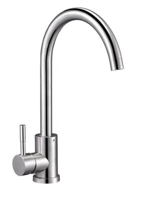 Смеситель для кух. мой c пов. изл. 35 нерж. Сталь, гайка EZA4-D