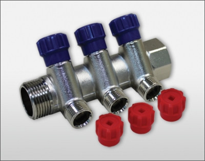 ALT-K Коллектор с патрубками 3/4"х1/2" на   2 выхода в.р.