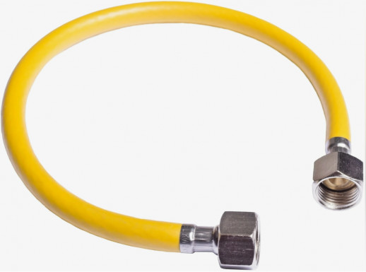 Шланг газ желтый - 3/4" -  0,6м г/г