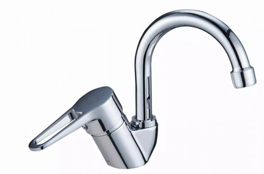 См-ль для умывальника, кер. картридж ⌀35,шпилька хром