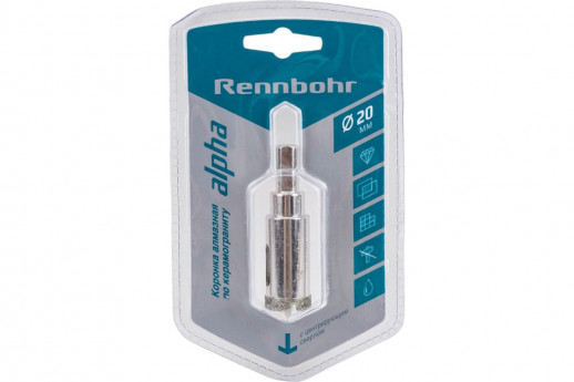 Коронка  алмазная с центрирующ.сверлом по керамограниту и керамике 25мм