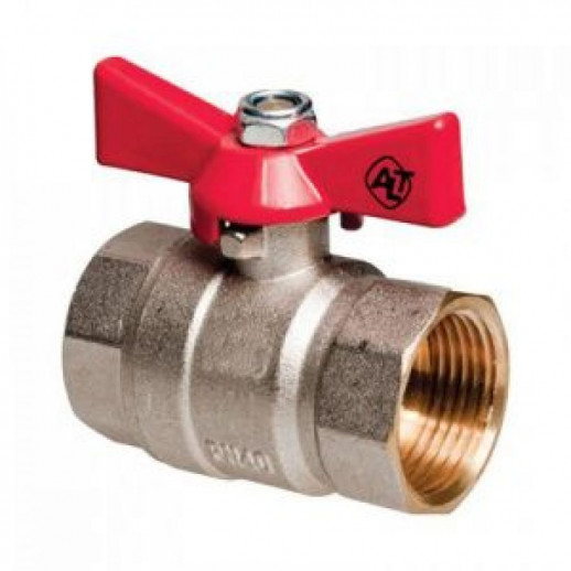 Кран шар.полн.проход В/В с ручкой бабочкой ½" Altstream