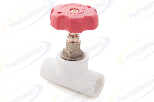 Вентиль 90* RTP белый (25)