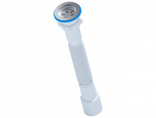 Сифон гофрированный 1 1/2"*40/50 (396-806мм) (G106)