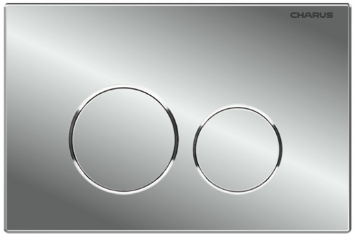 Клавиша для инсталляции CHARUS SPAZIO FP.330.21.01 Хром глянцевый