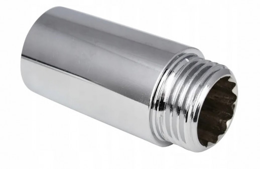 Удлинитель хромированный 1" x 20 mm TIM