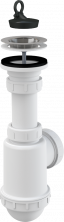 Сифон для мойки c нержавеющей peшeткой DN70 ALCAPLAST (A441-DN50/40)