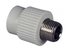 Переходник с металл. резьбой наруж.ДгК 20x1/2" FV-Plast