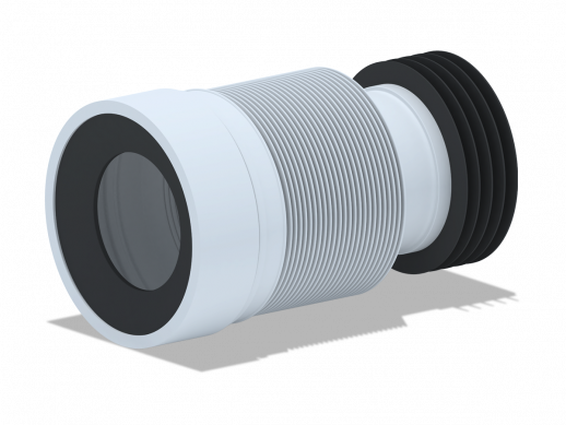 K828 Слив Ани для унитаза раздвижной, L225-520мм